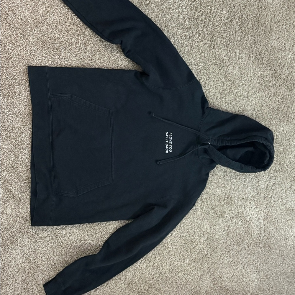 LONELY GHOST Kids Medium Hoodie “I Love You Say It Back” - Like New